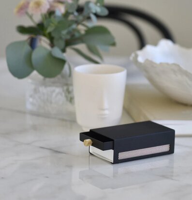 Tändsticksfodral Svart Three Stars Solstickan Tändstickor Övrig prydnad/dekoration för inredning innemiljö