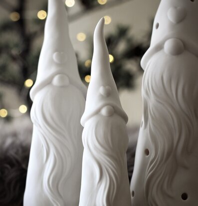 Stående Tomte Heartly Liten - Majas Cottage, juldekoration