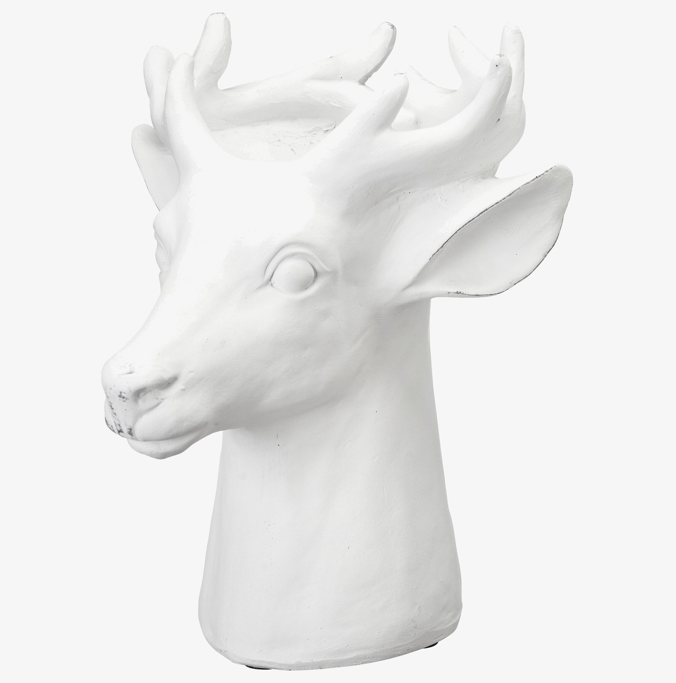 Kruka Hjort Stor från Wikholm Form, vit hjorthuvudkruka