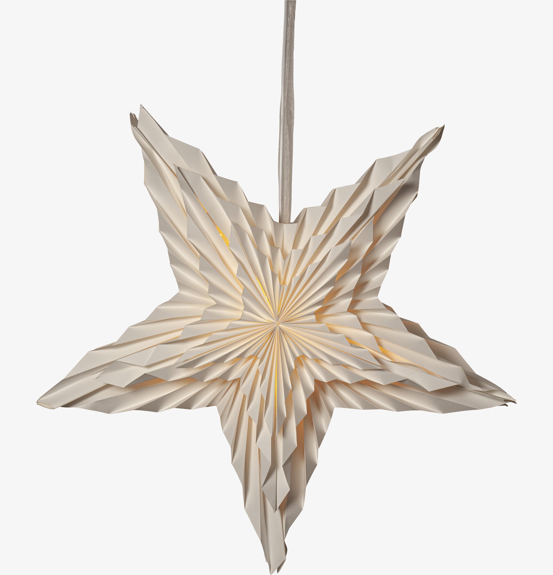 Pappersstjärna White XL från Star Trading i vit färg