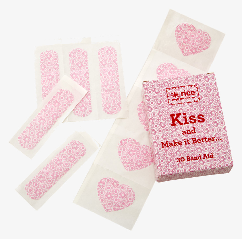 Plåster Rosa Marrakesh från Rice med blommigt mönster