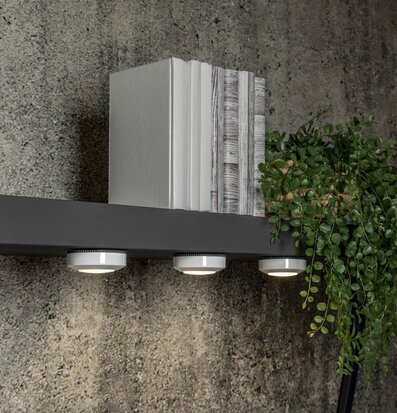 Puck LED Functional Vit 3-Pack från Star Trading, monterade