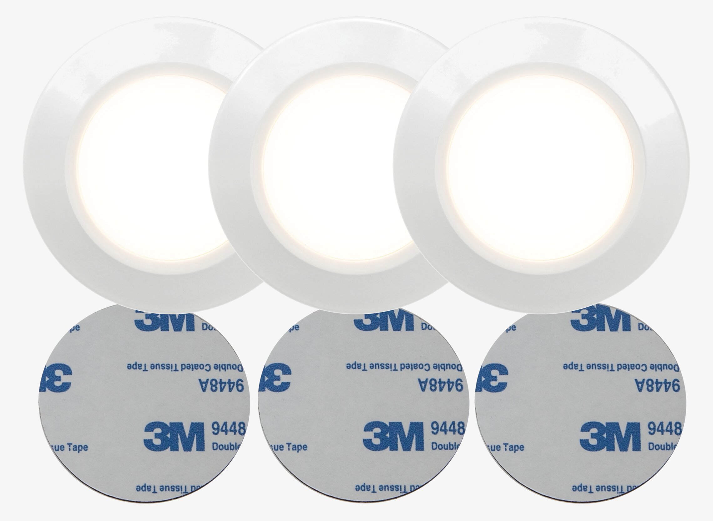 Puck LED Functional Vit 3-Pack från Star Trading