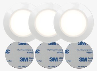 Puck LED Functional Vit 3-Pack från Star Trading