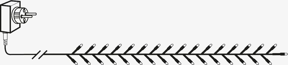 Ljusslinga Flashy 800 LED, 16 Meter från Star Trading