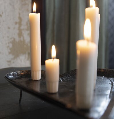 Ljusfat Hjärta Hamrad Plåt Stor från Different Design