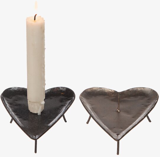 Ljusfat Hjärta Hamrad Plåt Liten från Different Design