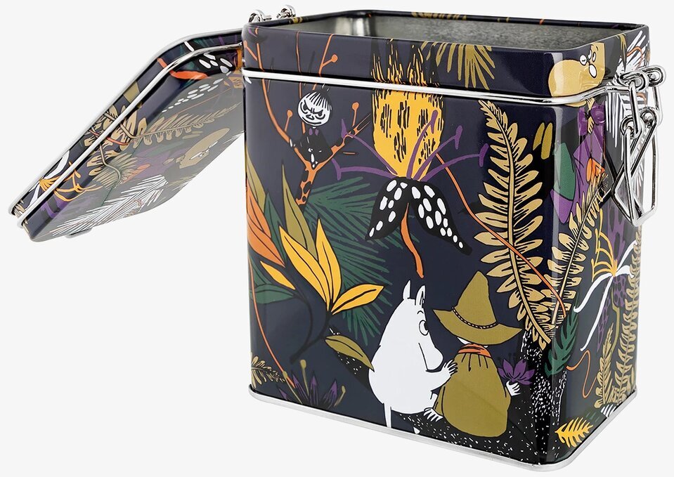 Plåtburk Mumin Orkide från Moomin by Martinex med blommor