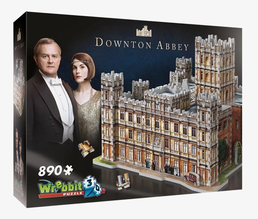 Downton Abbey 3D-Pussel från Wrebbit med 890 bitar
