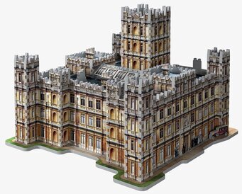 Downton Abbey 3D-Pussel från Wrebbit i detaljrik modell
