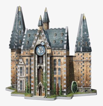 Hogwarts Klocktorn 3D-Pussel från Wrebbit i detalj