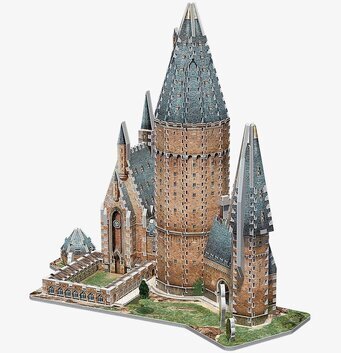 Hogwarts Great Hall 3D-Pussel från Wrebbit, 850 bitar