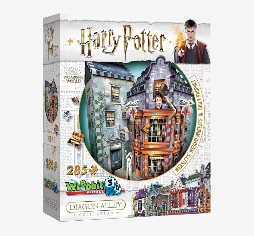 Weasleys' Wizard Wheezes and Daily Prophet 3D-Pussel från Wrebbit