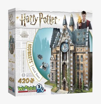 Hogwarts Klocktorn 3D-Pussel av Wrebbit med detaljrik design