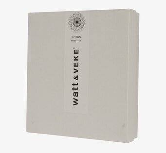 Julstjärna Lotus 44 Beige från Watt och Veke i kartong