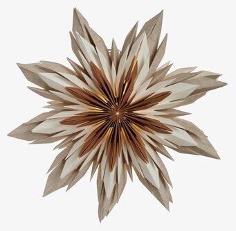 Julstjärna Marta 44 Brun från Watt och Veke i fönster