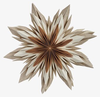 Julstjärna Marta 44 Brun från Watt och Veke i papper