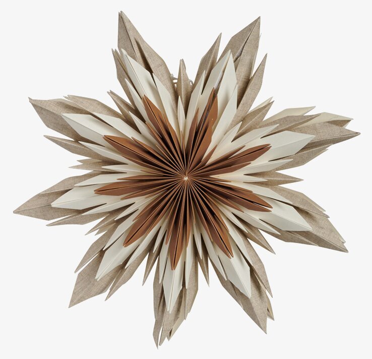 Julstjärna Marta 44 Brun från Watt och Veke i papper