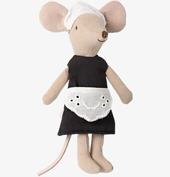 Maid Mouse Maileg från Maileg i klassisk städerskeuniform