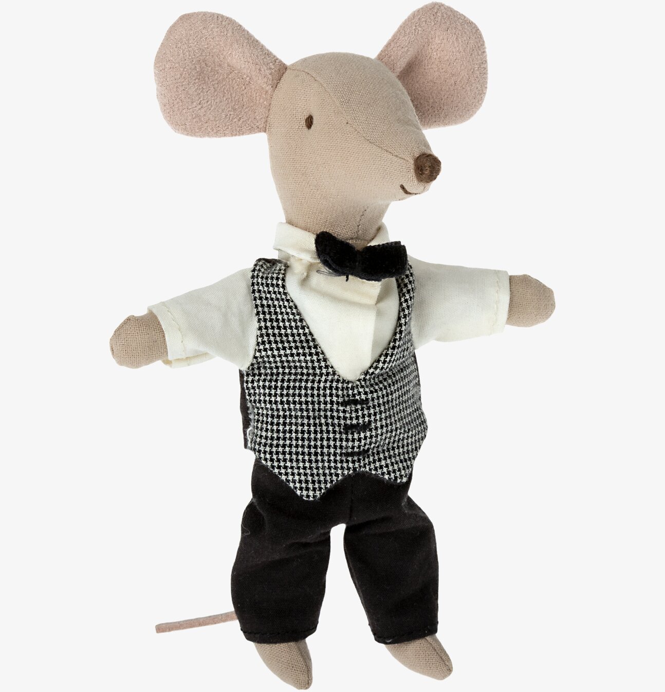 Waiter Mouse Maileg från Maileg, klädd i servitörsdräkt