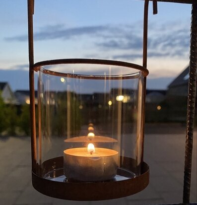 Hängande Ljusstake Armeringsnät från Lind Decoration