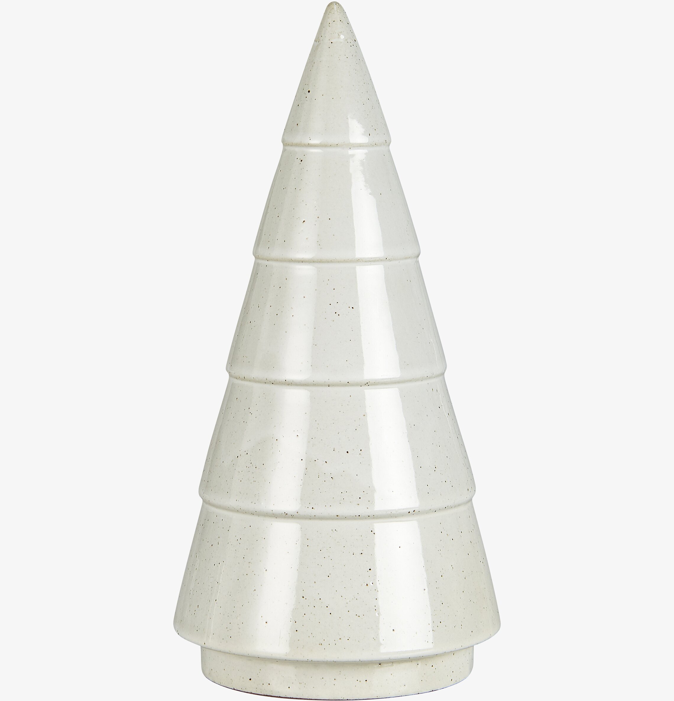 Gran Vit Stor från IB Laursen, vit glaserad keramikgran