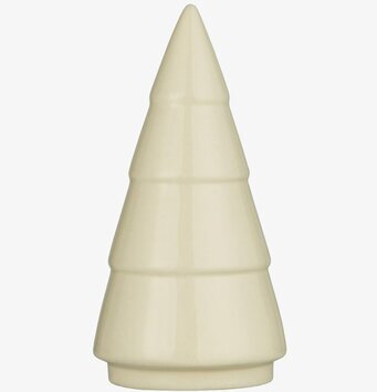 Gran Creme Liten från IB Laursen, krämfärgad keramikgran