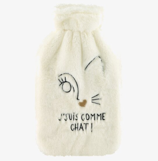 Värmeflaska J'suis comme chat! från Derriére la porte