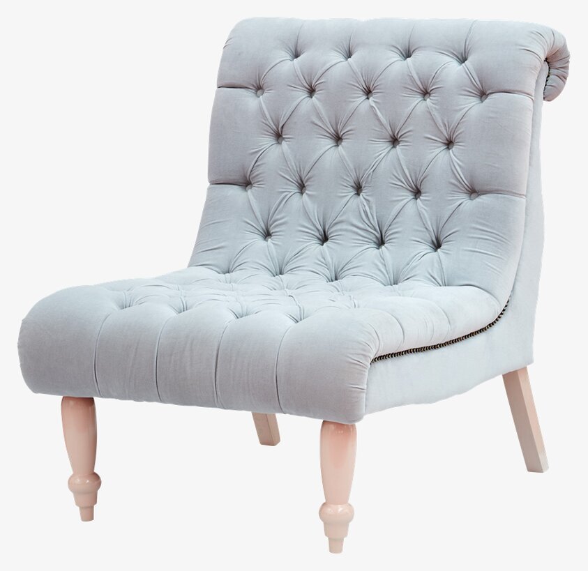 Loungefåtölj Soft Grey från Rice i ljusgrått och träben