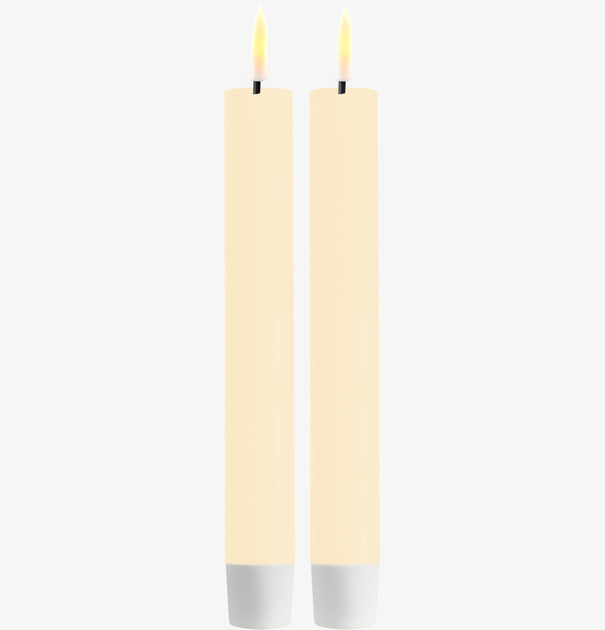 Kronljus Creme LED 2-Pack 15 cm från Deluxe Homeart