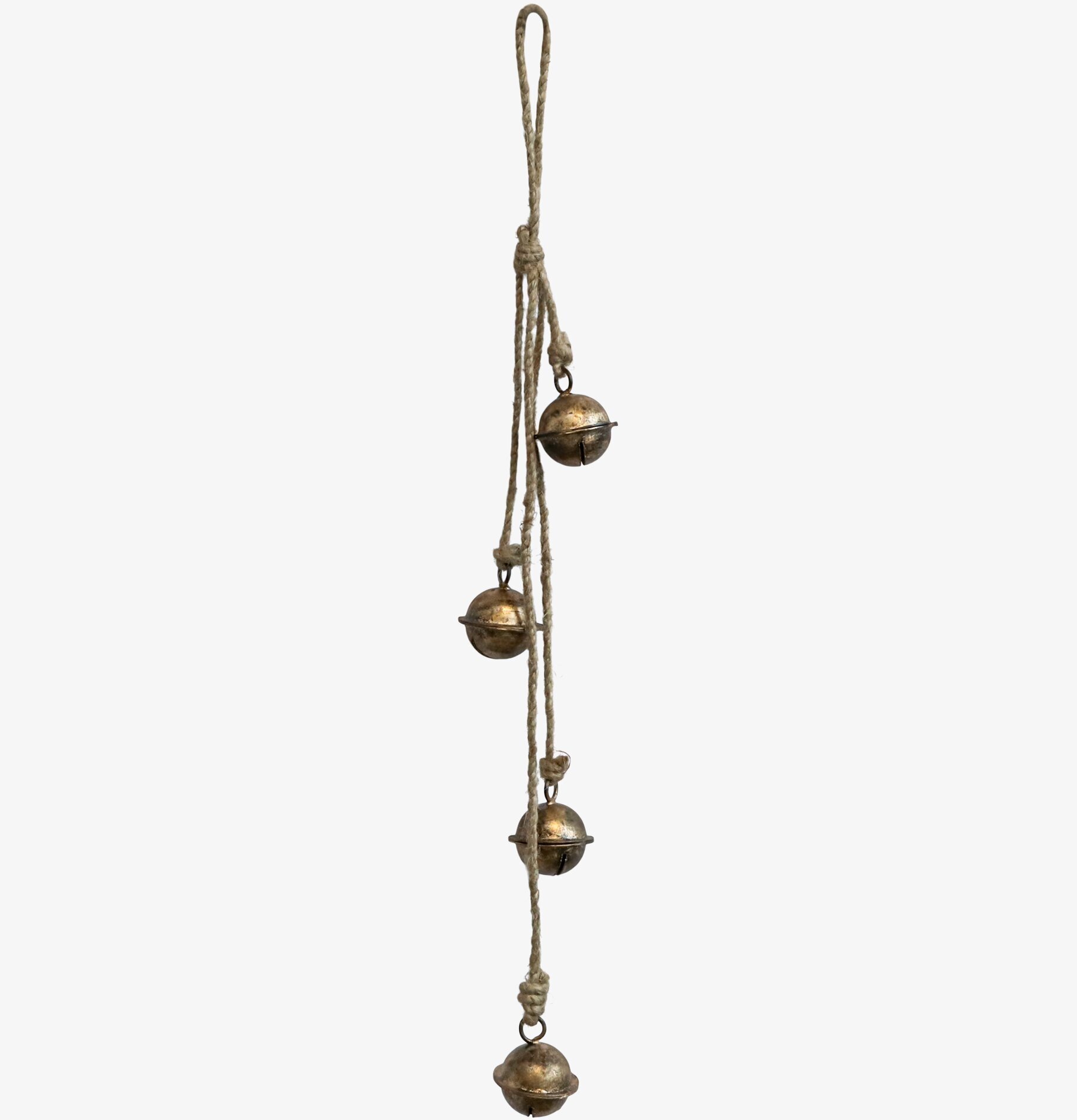 Klockor På Jutesnöre Antik Mässing från Chic Antique