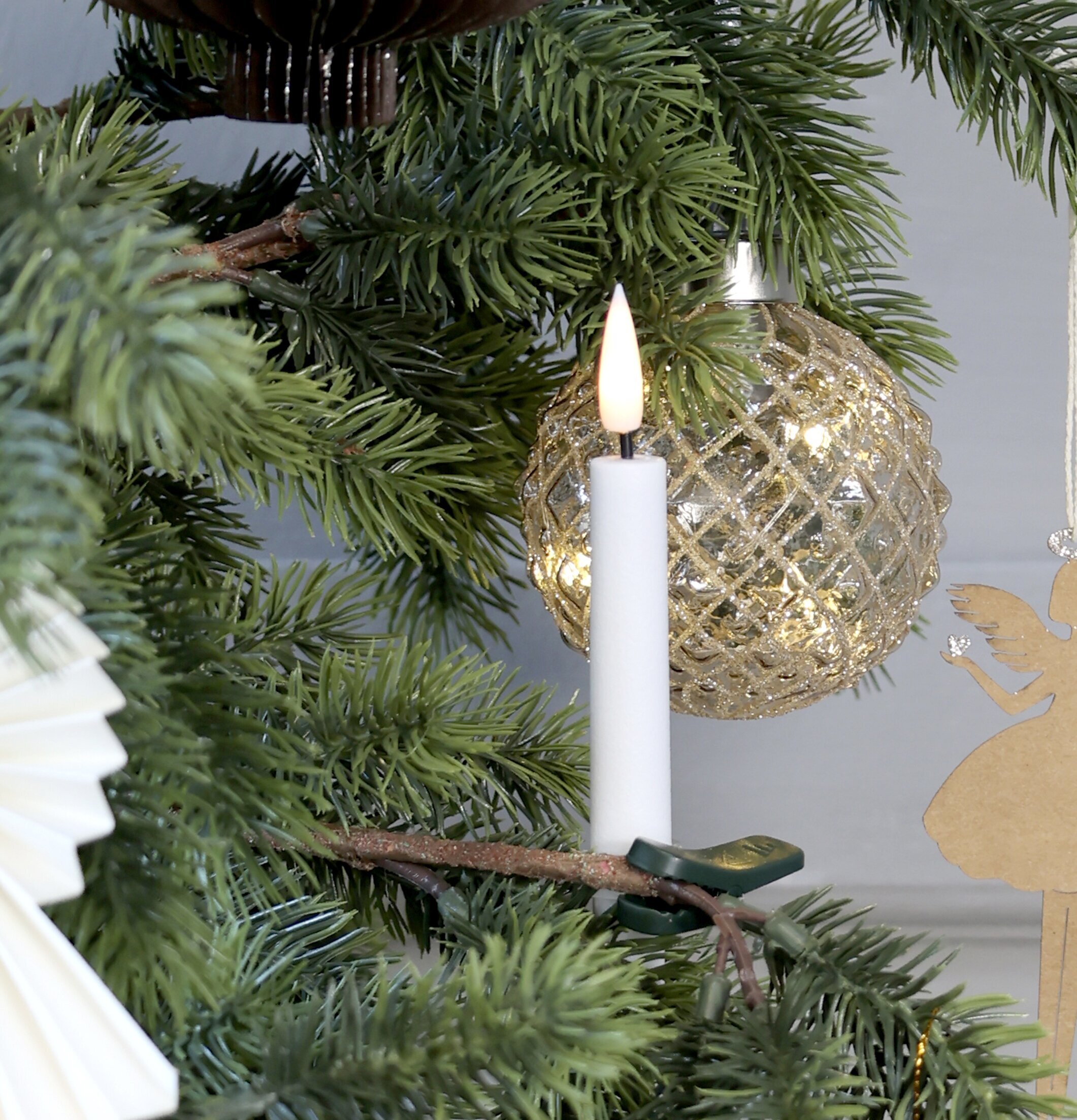 Julgransljus LED Set/6 Stycken från Chic Antique i julgran