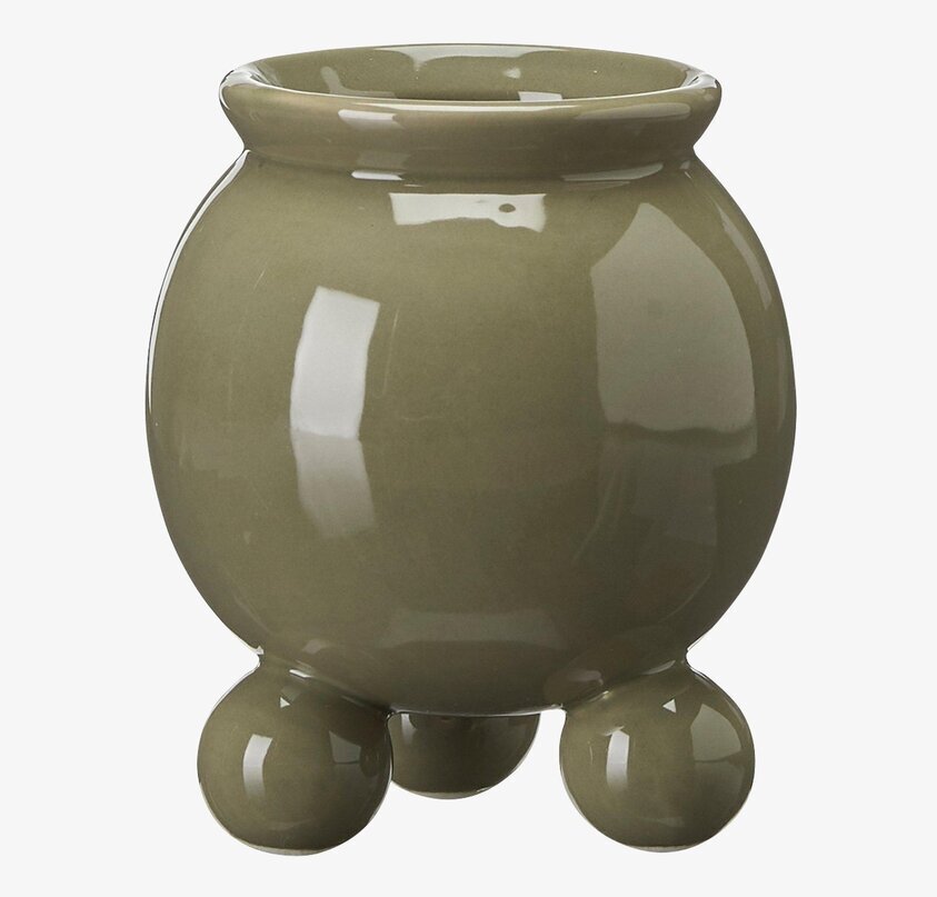 Anya Kruka Grön Mini från Wikholm Form med tre ben