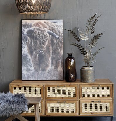 Växt I Kruka Antik mässing från Chic Antique i rustik miljö