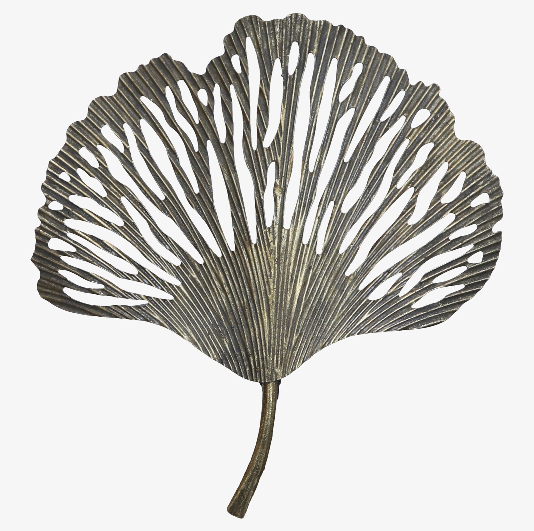 Vägglampa Blad Antik Mässing från Chic Antique i metall