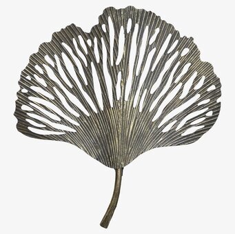 Vägglampa Blad Antik Mässing från Chic Antique i metall