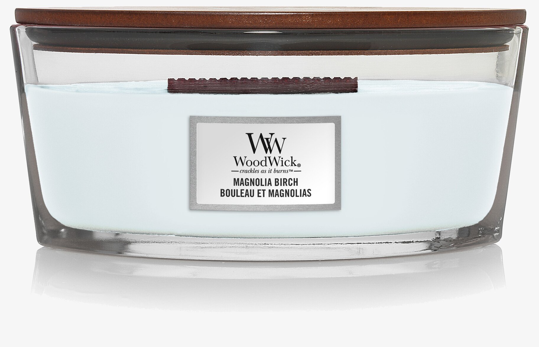 WoodWick Magnolia Birch Ellips doftljus från WoodWick
