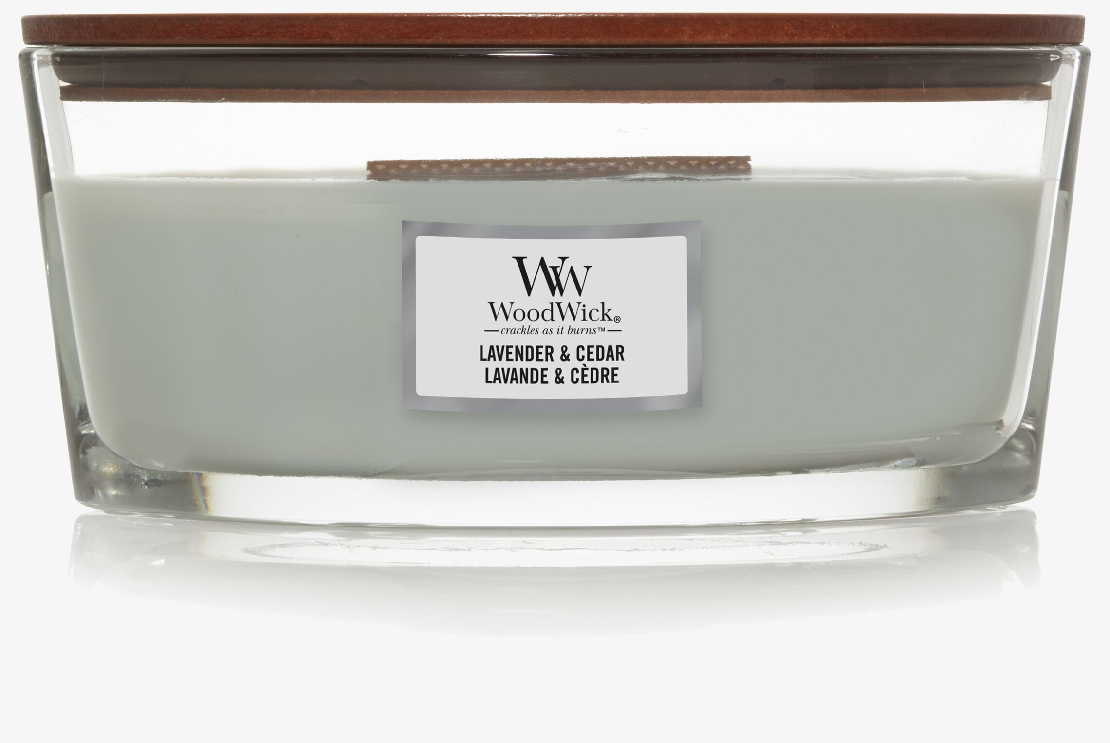 WoodWick Lavender & Cedar Ellips doftljus från WoodWick