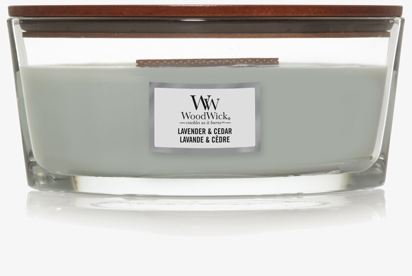 WoodWick Lavender & Cedar Ellips doftljus från WoodWick
