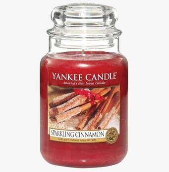 Yankee Candle - Sparkling Cinnamon Large i glasbehållare