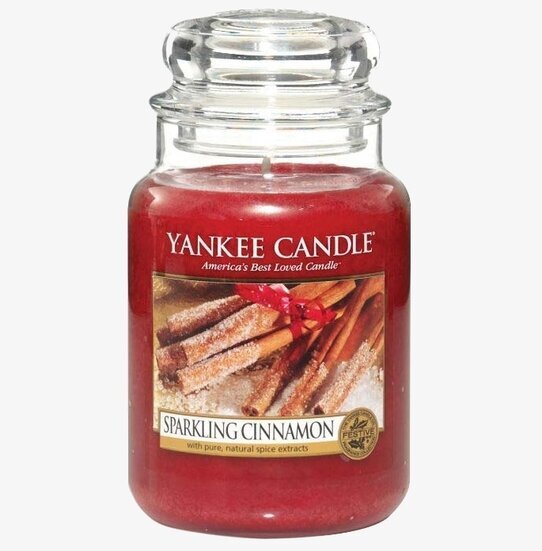 Yankee Candle - Sparkling Cinnamon Large i glasbehållare