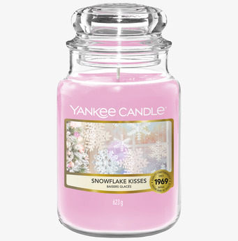 Yankee Candle - Snowflake Kisses Large doftljus i glasburk