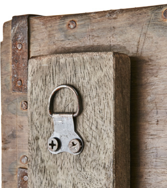 TREASURE Vägghylla Murstensform från Affari, robust trä