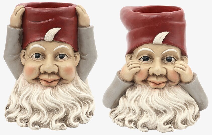 Ljusstake Tomte Blockljus från A Lot Decoration, juldekor