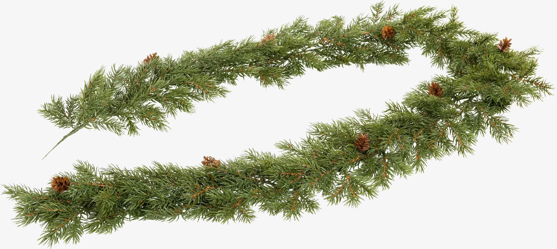 Konstgjord Grangirlang från A Lot Decoration med kottar