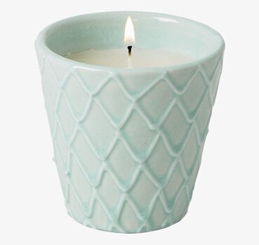 Ljus Keramik Mint från Rice med geometriskt mönster