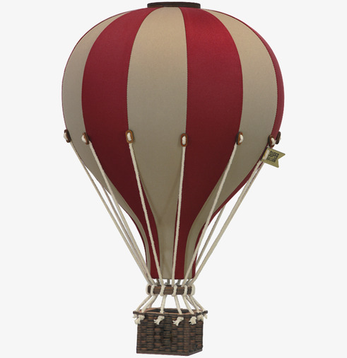 Luftballong Ljusbrun/Bordeaux Medium från SuperBalloon