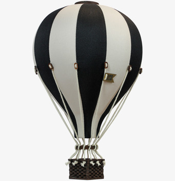 Luftballong Svart/Beige Medium från SuperBalloon i detalj
