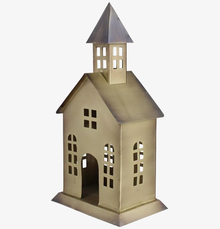 Kyrka Antik Mässing från Strömshaga med antik finish