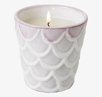 Ljus Keramik Vit/Rosa från Rice i elegant keramikbehållare